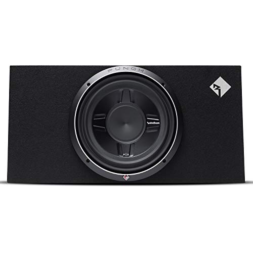 Compare Rockford Fosgate Punch P3S1X12 P3S Single 12 Shallow Subwoofer Loaded in Enclsoure at KSA Price