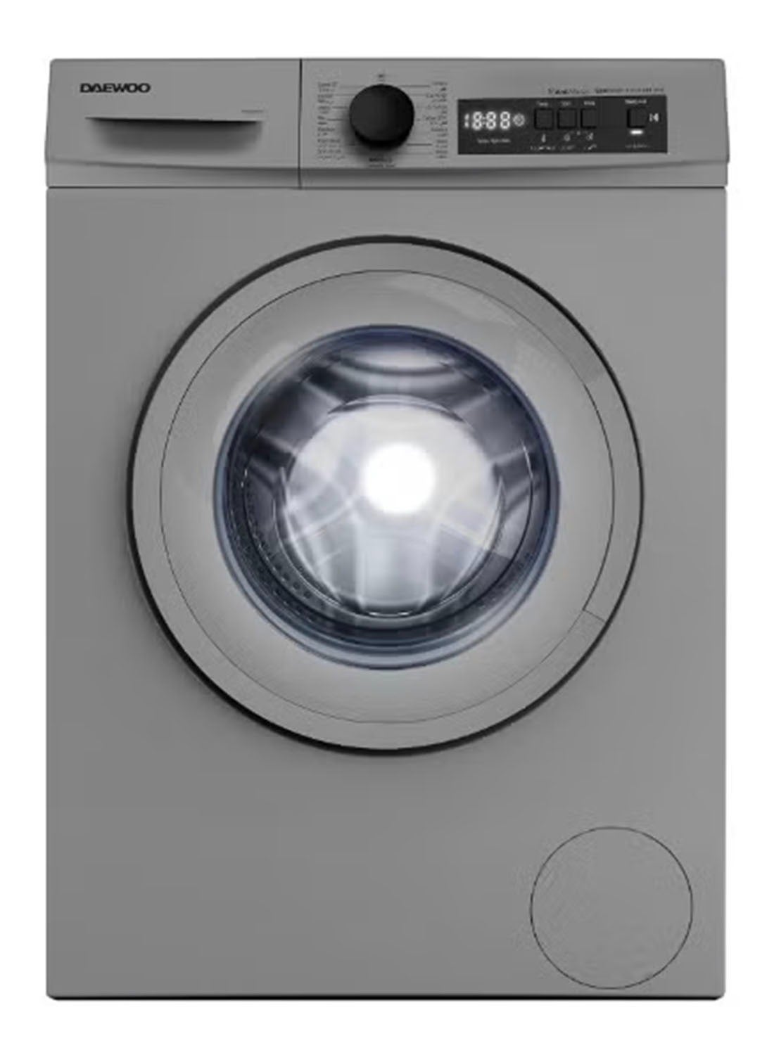 Compare DAEWOO 7KG Front Load Washing Machine, 1200 RPM, Universal Motor, 15 Programs, Fully Automatic Washer, Child Lock, 90° Hygiene, Quick Wash 15Min, LED Display, DWD7S1211 Silver Türkiye 1Year Warranty DWD7S1211 silver at KSA Price