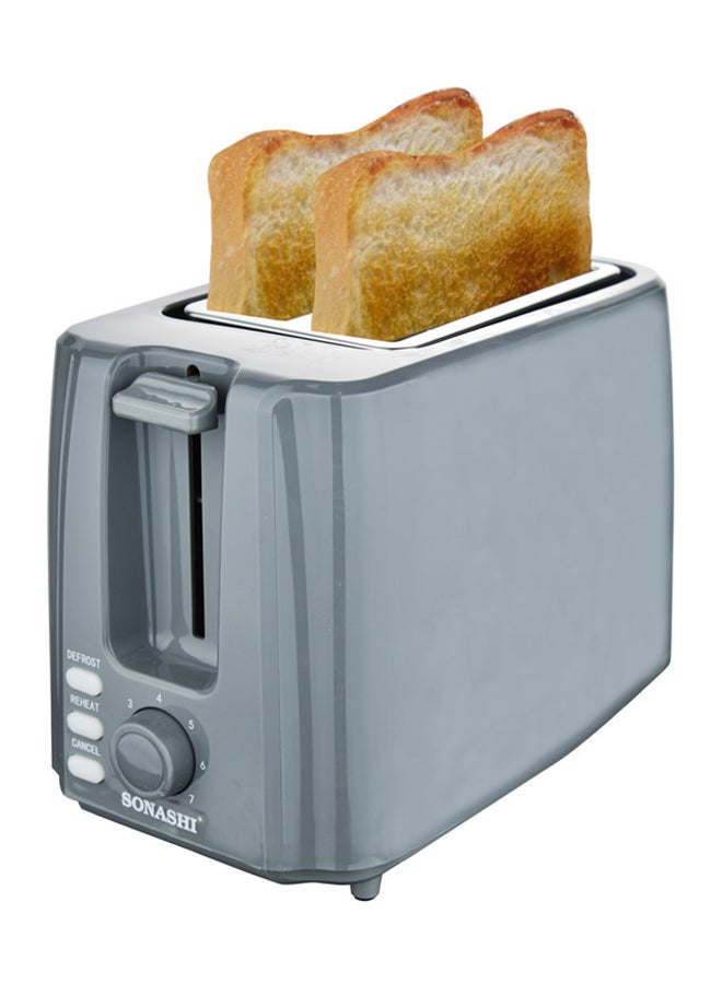 Compare 2 Slice Bread Toaster  Adjustable 7 Browning Control with Slide Out Crumb Tray | Defrost, Reheat and Cancel Options | Cool Touch Body for Fast Toasting 750 W ST210 Grey at KSA Price