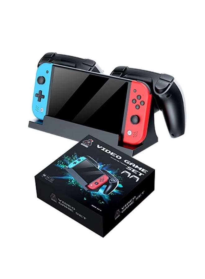 Compare M20 Pro Video Game Set with 7Inch HD Screen | Portable Gaming Console | Dual Controllers Included | Retro & Casual Games | USB Powered at KSA Price