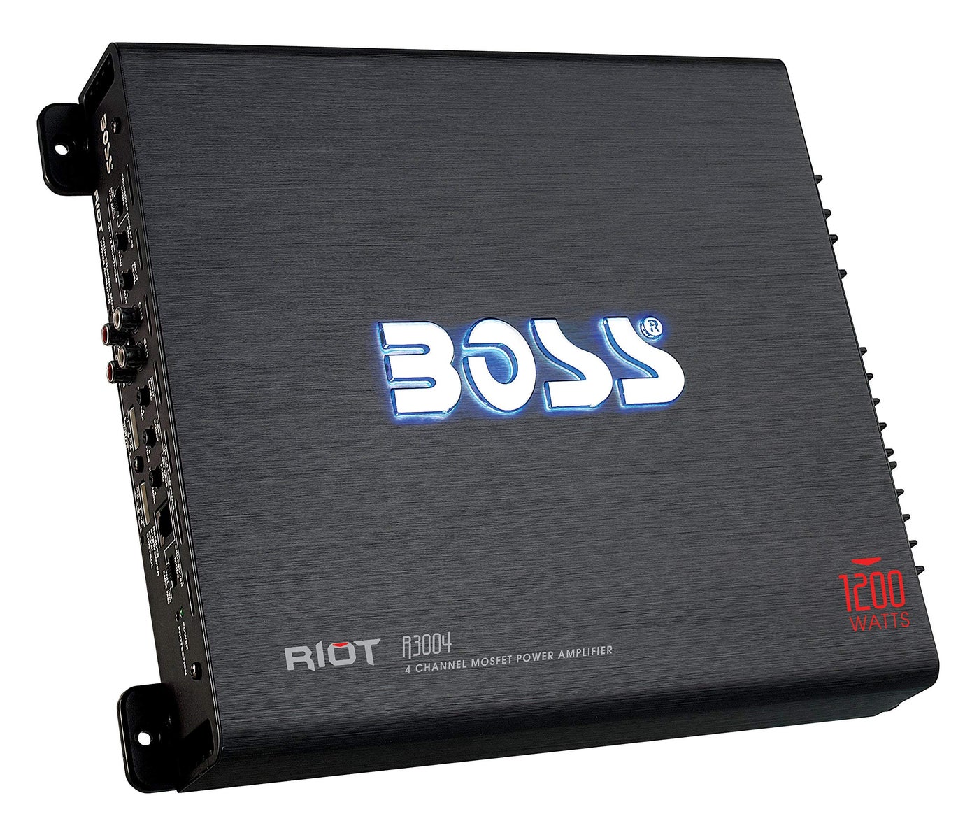 Compare BOSS Audio Systems R3004 4 Channel Car Amplifier  1200 Watts, 24 Ohm Stable, Class AB, Full Range, Bridgeable, MOSFET Power Supply, Remote Subwoofer Control at KSA Price