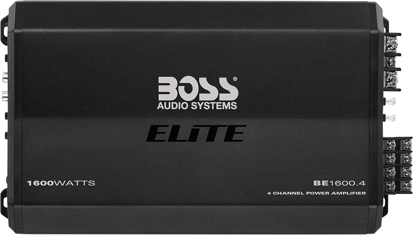 Compare BOSS Audio Systems Elite BE1600.4 4 Channel Car Amplifier  1600 Watts, Class AB, Full Range, Bridgeable at KSA Price