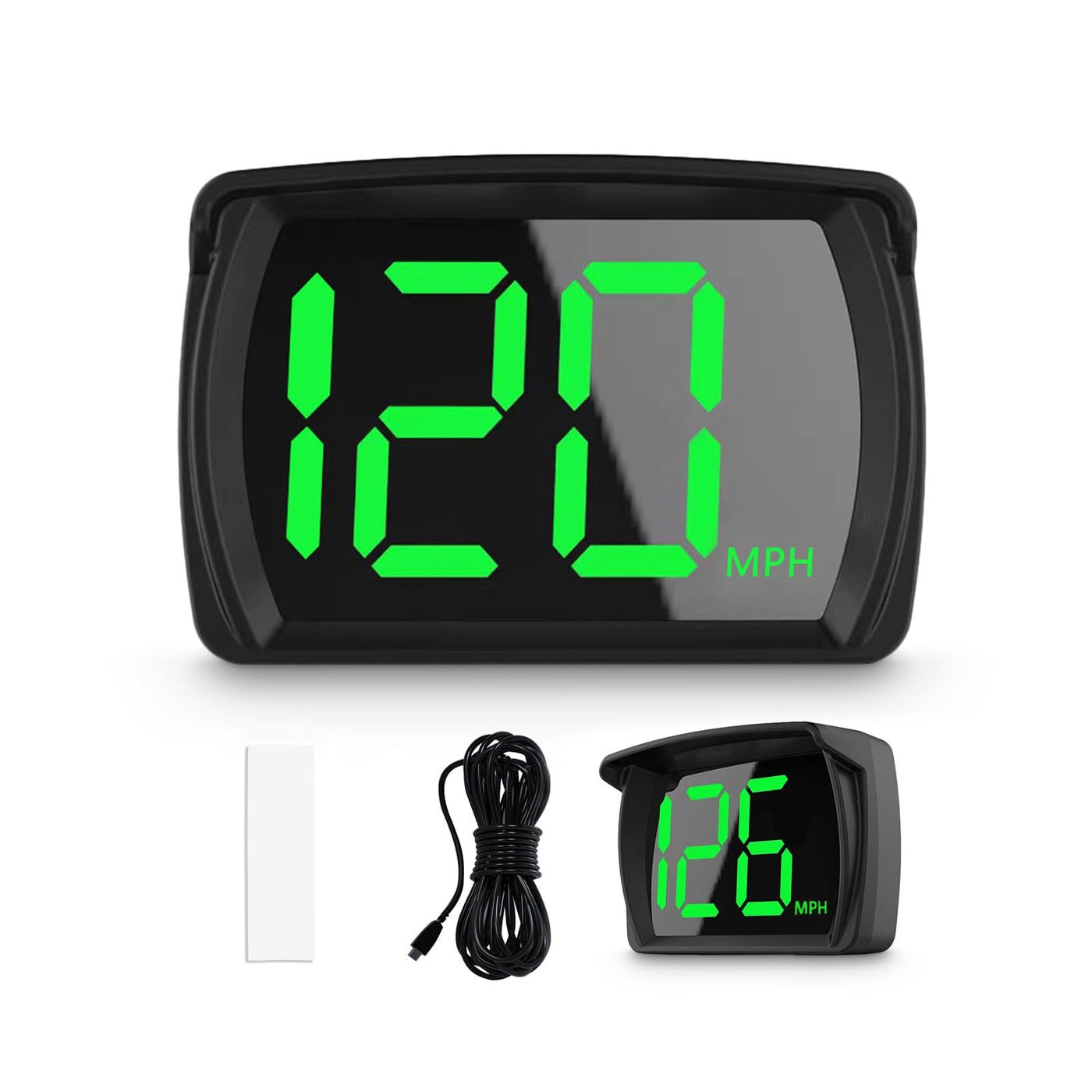 Compare Liiiyuan Speedometer HUD GPS Digital Speed Meter with MPH Head Up Display for All Cars USB Cable Plug  Play at KSA Price