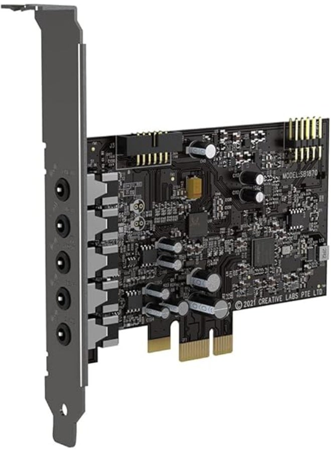 Compare Creative Sound Blaster Audigy Fx V2 Upgradable Hires Internal PCIe Sound Card with 5.1 Discrete and Virtual Surround, Scout Mode, SmartComms Kit for PC at KSA Price