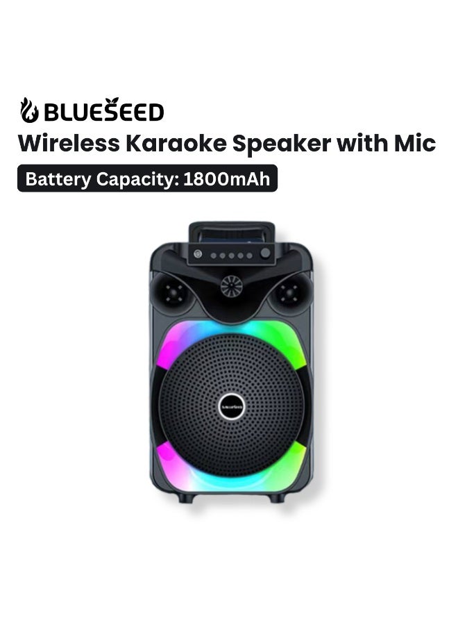 Compare BLUESEED Wireless Karaoke Speaker with Mic BS119 Black at KSA Price
