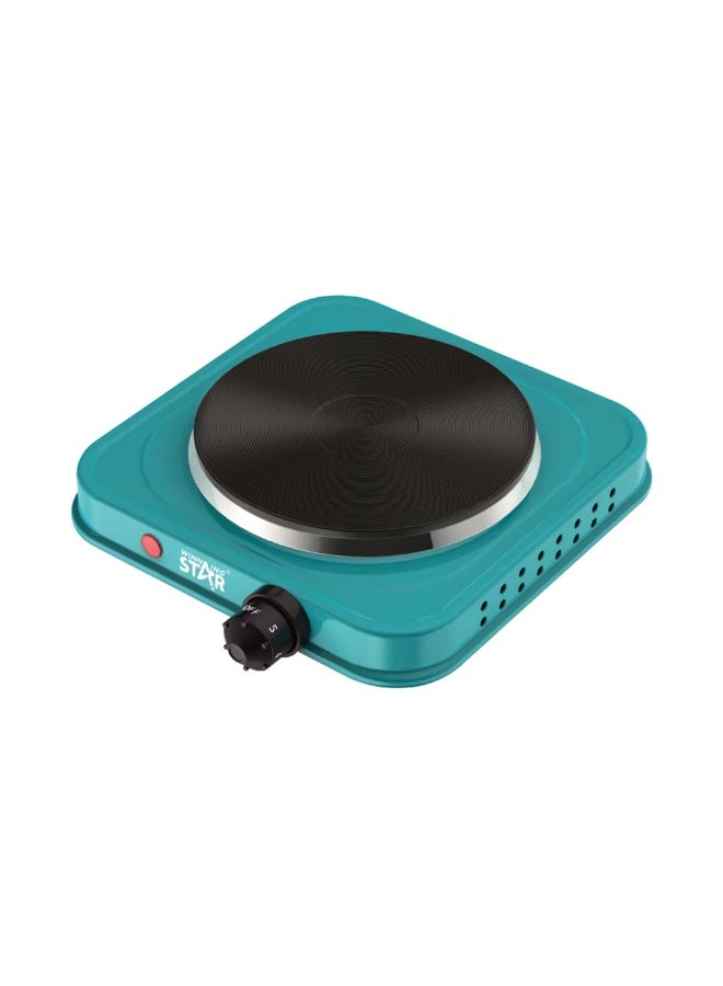 Compare Portable Single Burner Hot Plate with 15.5cm Cast Iron Plate ST9635, 1000W, Adjustable 5Step Temperature Control & Overheat Protection – Compact & Easy to Clean at KSA Price