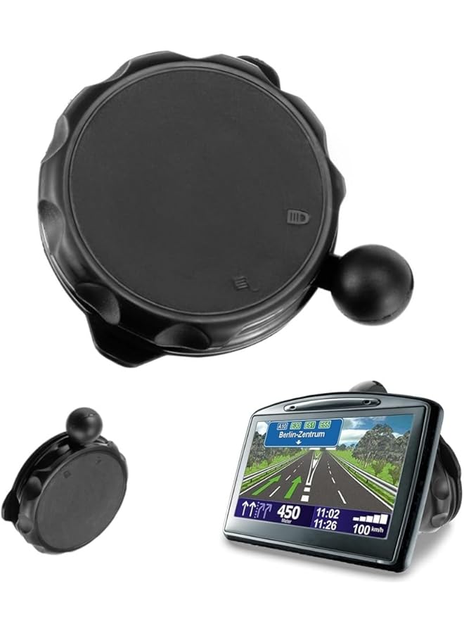 Compare Car Suction Cup Mount, Mount, Gps Sat Nav Holder Compatible With Tomtom Start 20 25 60 Go Live 800 825 Via Gps Accessories Car Cradles at KSA Price