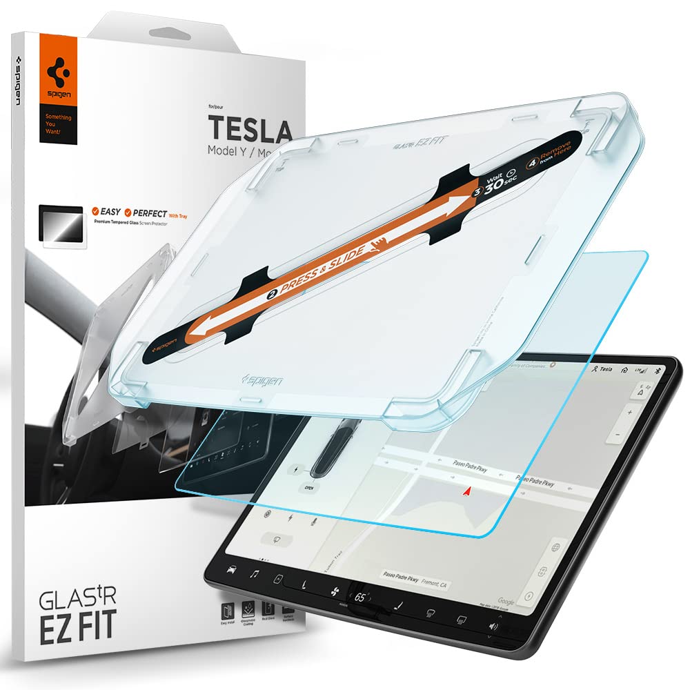 Spigen Tempered Glass Screen Protector [GlasTR EZ…