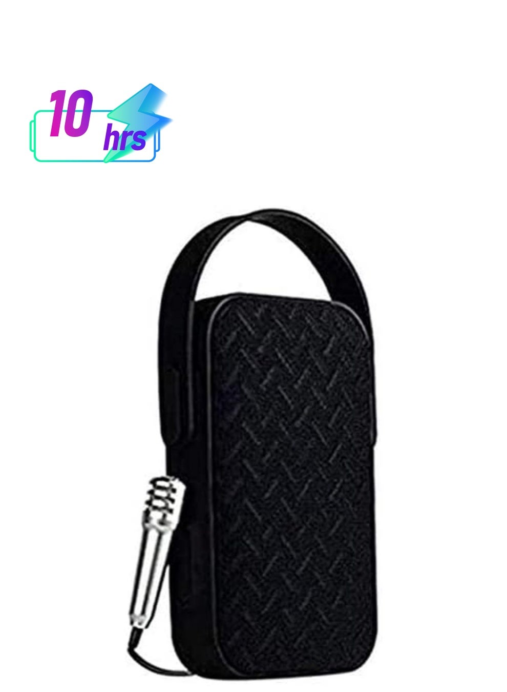 Compare MY220BT Portable Bluetooth Speaker With Mini Microphone  Black at KSA Price