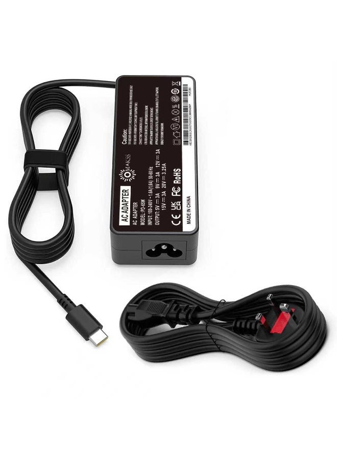 65W 45W USB C Charger for Lenovo ThinkPad…