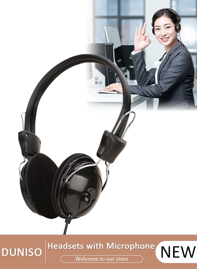 Kids Wired On-Ear Headphones , 6.5mm Plug Stereo…