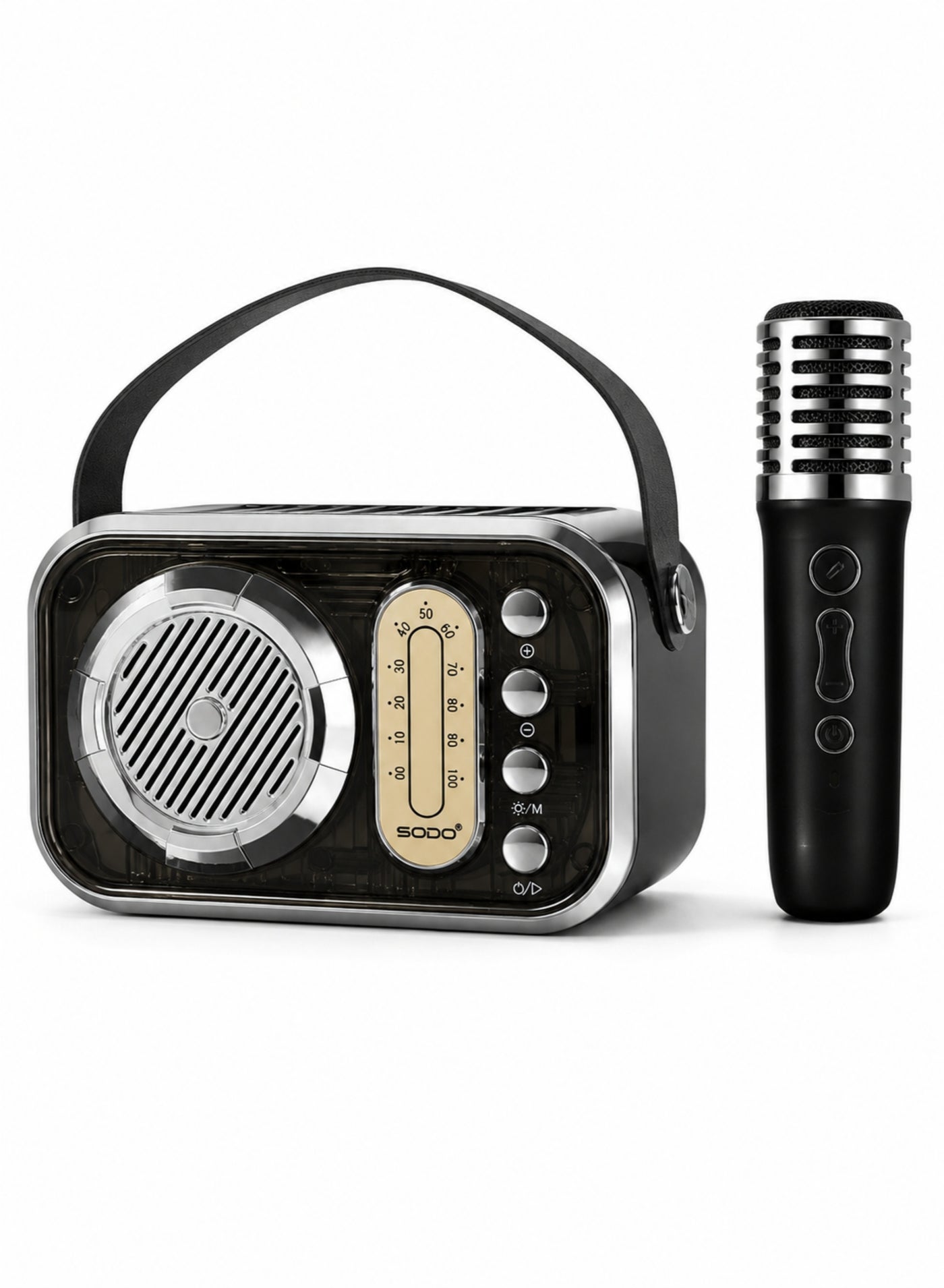 SD10 Bluetooth Karaoke Speaker with Wireless Microphone,…