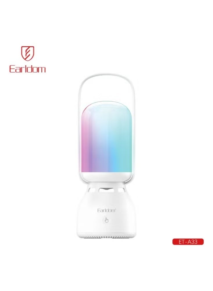 Compare ETA33 LED Camping Light Bluetooth Speaker – Colorful RGB Lamp, MultiMode Illumination, USB Rechargeable, Portable Music & Light for Outdoor, Home, and Travel at KSA Price