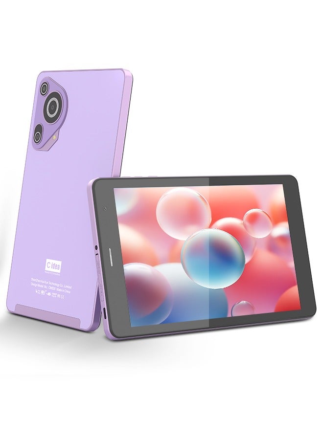 Compare 8 inch tablet,Android 14 Tab,5G Tablet with 8GB Ram 512GB Rom,8000mAh Battery With SIM and Keyboard,CM828 Purple at KSA Price