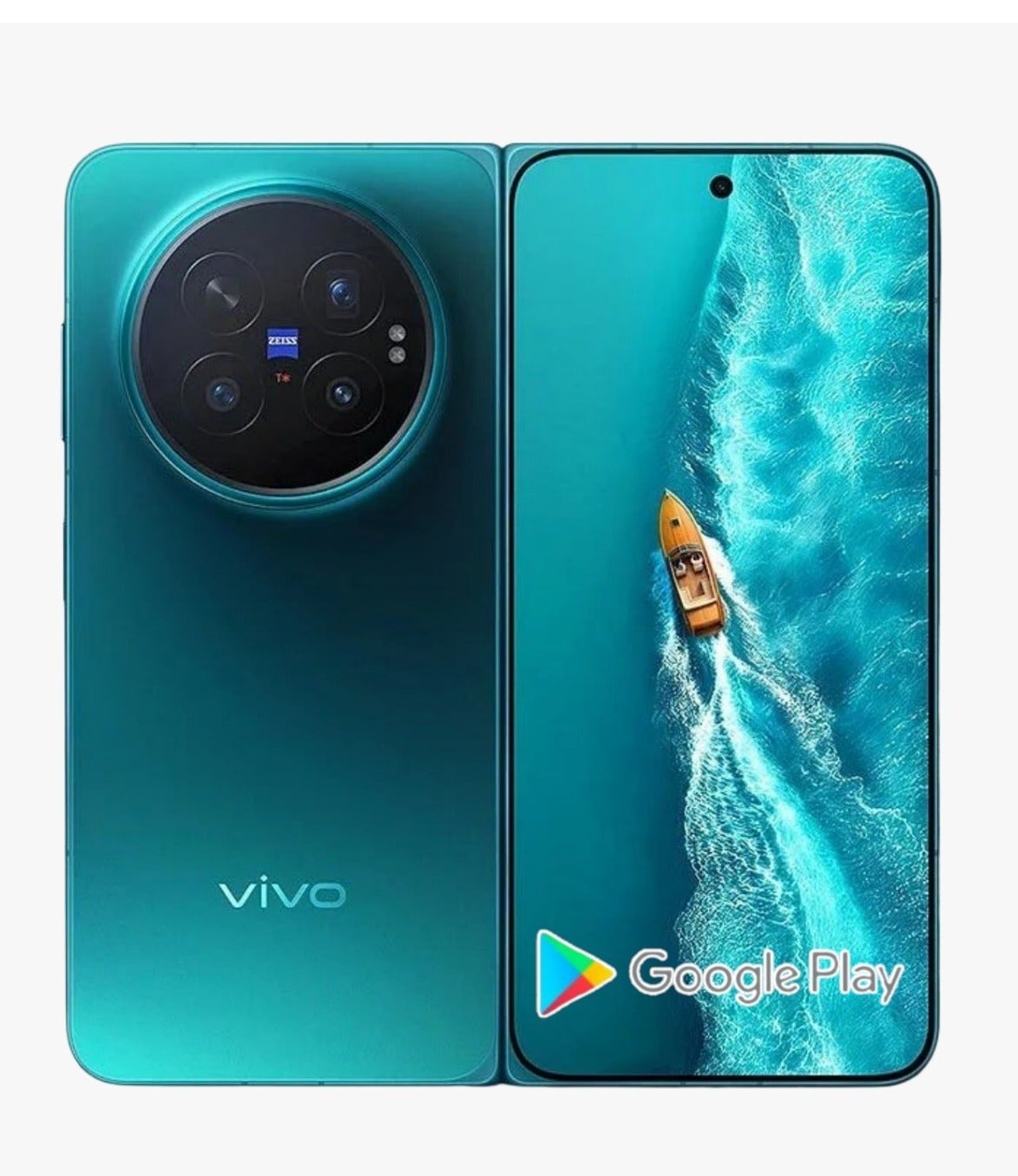 Compare vivo X Fold 6 Android 5G Smartphone Dimensity 9500 Super 256GB 12GB RAM Azure |Chinese Spec | 8.02 Foldable LTPO AMOLED Display, 1B colors, 120Hz Screen HDR Vivid | 7000 mAh Battery IP69 80W wired charging , NFC | 50MP selfie camera |Triple Rear Cameras 200MP+50MP+5MP|Ultra HDR image support | with Google Play Support at KSA Price