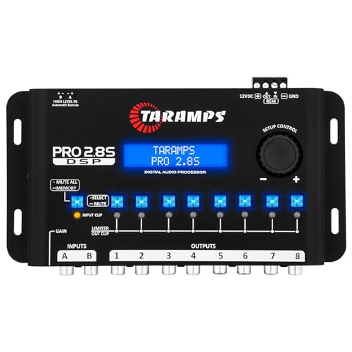 Taramps Pro 2.8S Black DSP Crossover Full Digital…