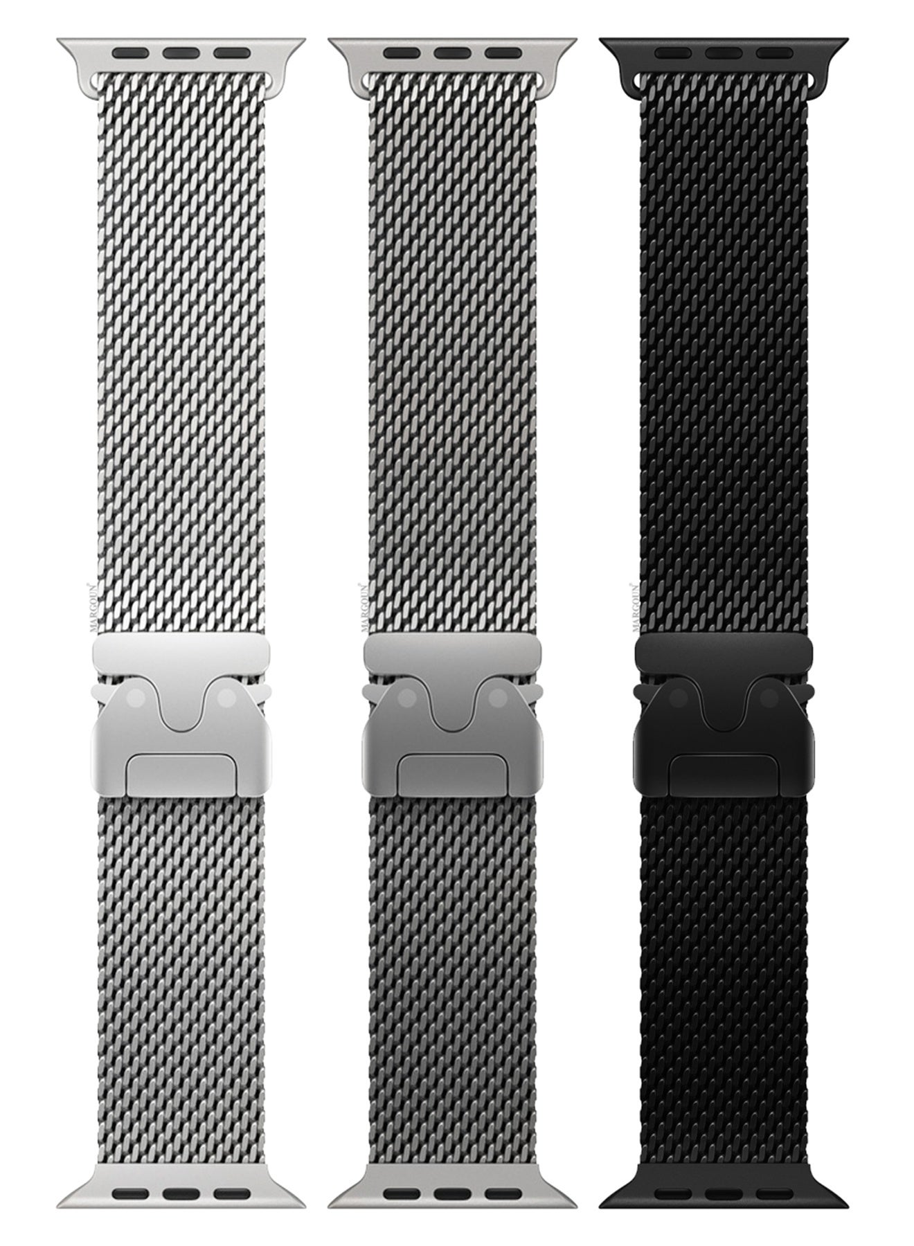 3Packs Milanese Loop for Apple Watch Band Ultra…