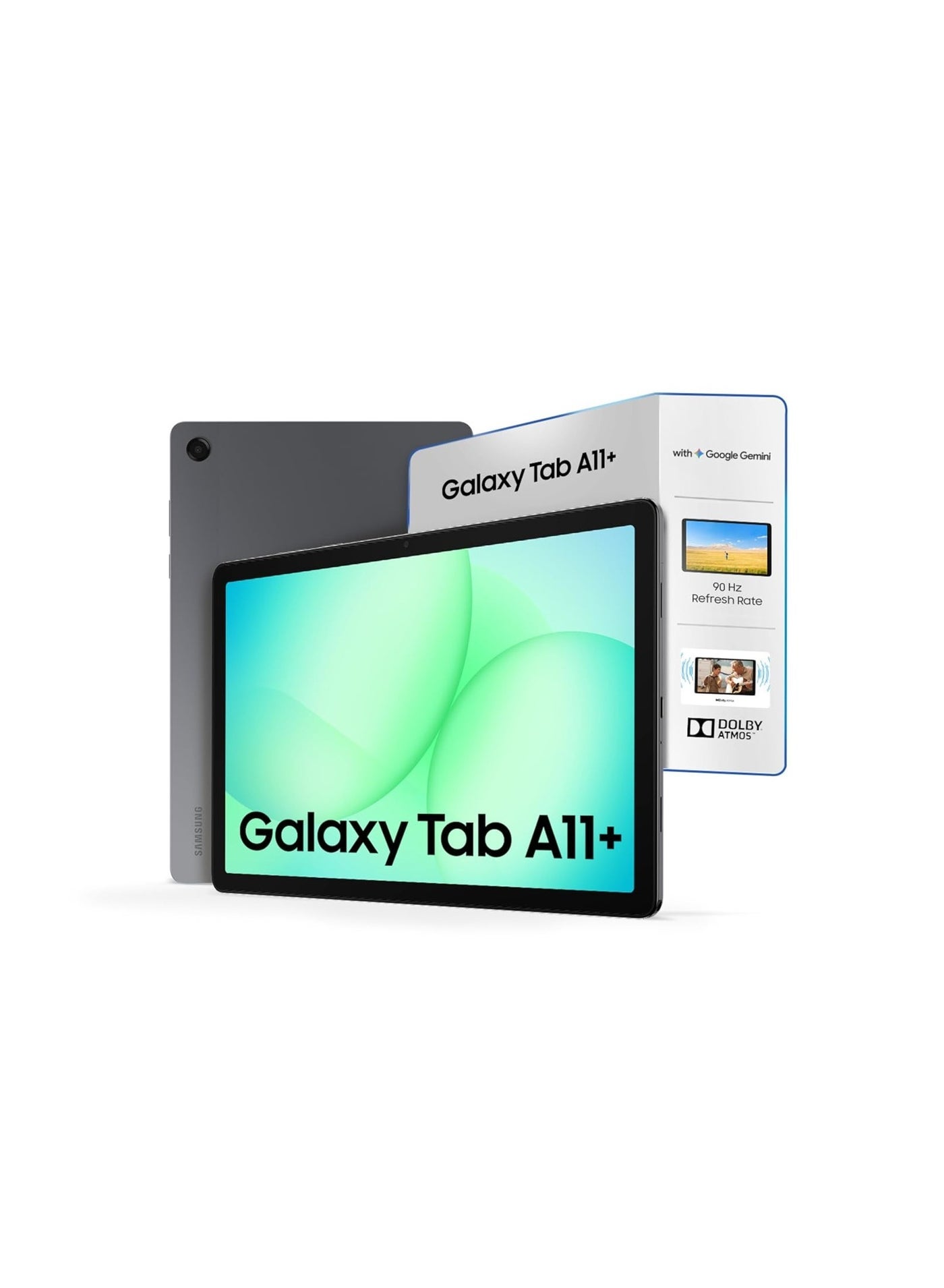 Compare Galaxy Tab A11+ 11inch Display, 8GB RAM, 256GB Storage, 90Hz Refresh Rate, AI with Google Gemini, Dolby Atmos, Quad Speakers, WiFi Tablet, Gray SMX230 at KSA Price