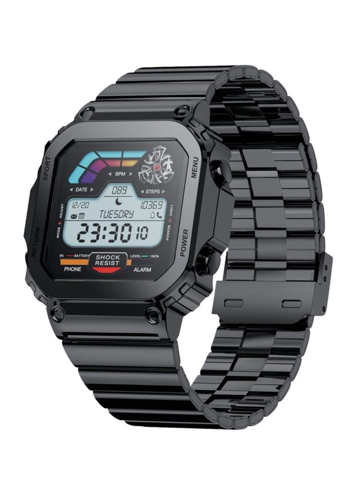 Compare Nomad Smartwatch: 1.54 Display, 5Day Battery Life, Fast 2Hour Charge, Bluetooth 5.3, Compatible with Android 4.4+ & iOS 9.0+  Black at KSA Price