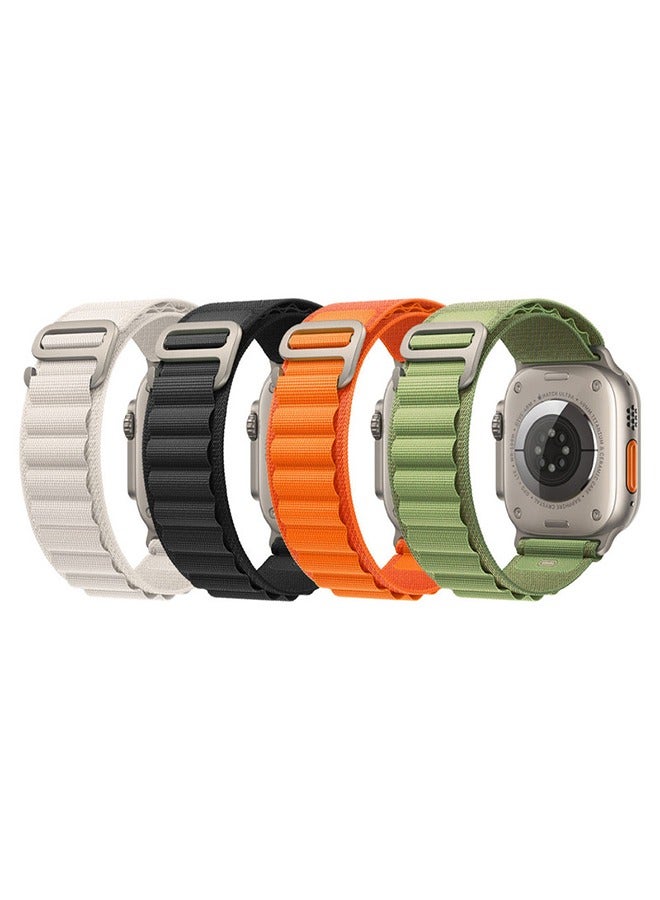 Compare 4Pack for Apple Watch Alpine Loop Band 49mm45mm44mm Nylon Woven Sport Strap Compatible with iWatch Series 8Ultra7SE654328 at KSA Price