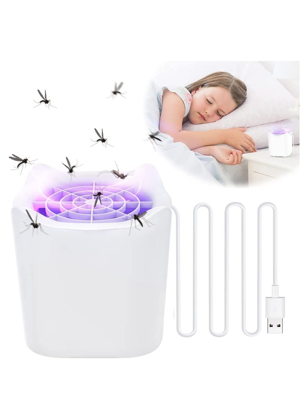 Mosquito Killer Lamp, UV Insect Zapper USB Charging…