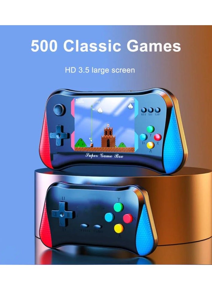 Compare Handheld Console For Kids Adults 500 Classic Retro Video Games With Rechargeable Battery Support 2 Players And TV at KSA Price