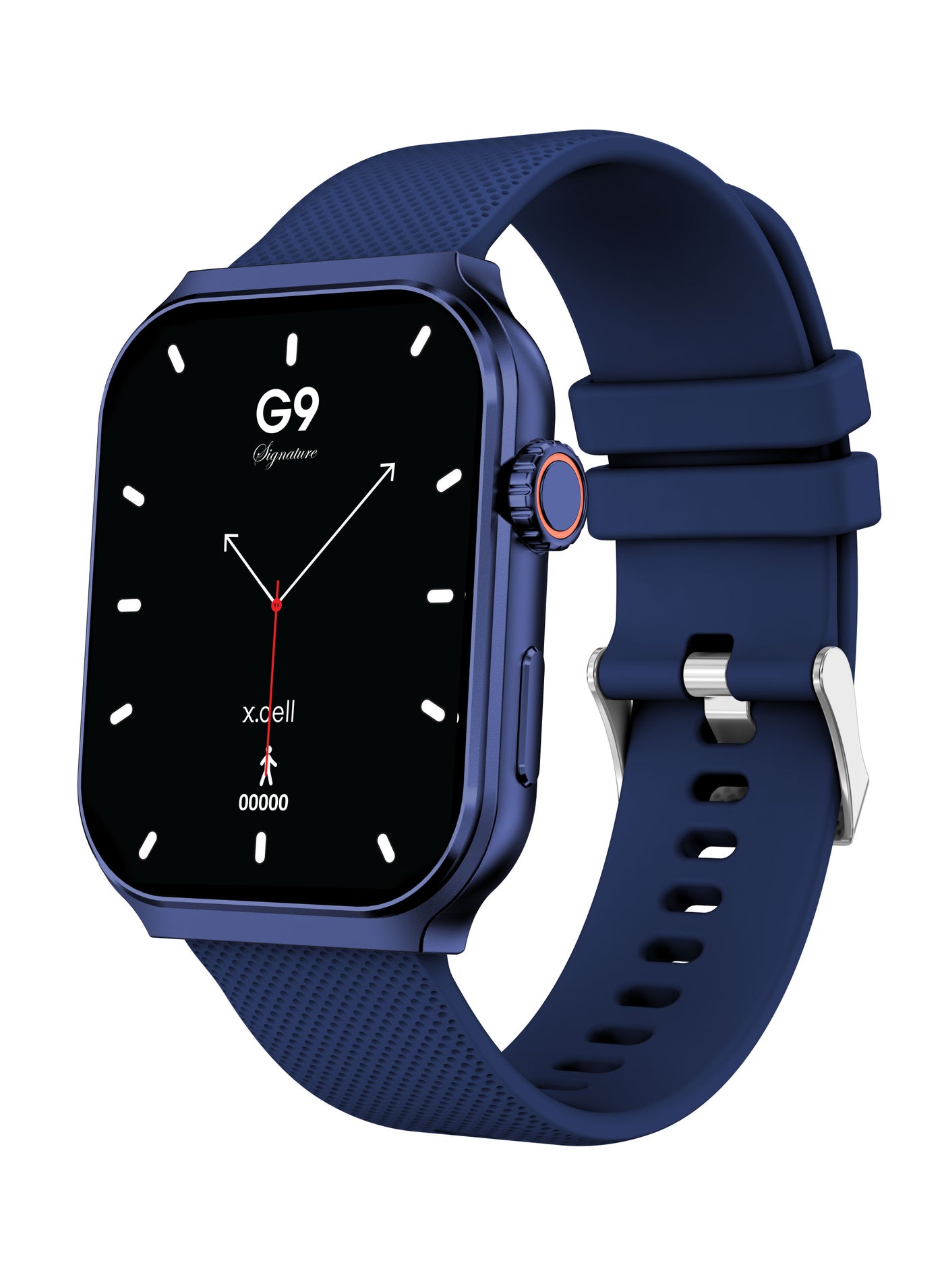 Compare G9 Signature Unisex Smart Watch, 2.01” HD Display with IP67 Water Proof, Fitness Tracker with 107 Workout Options, 7+ Days Battery with Wireless Charging, Compatible with iOS & Android  Blue at KSA Price