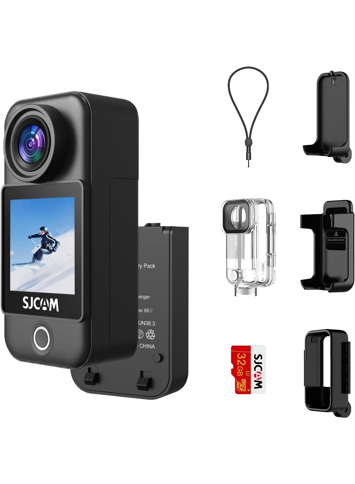 Compare SJCAM C300 Pocket Action Camera 4K30fps 20MP with 1.33 Inch Touchscreen, 30m Waterproof at KSA Price