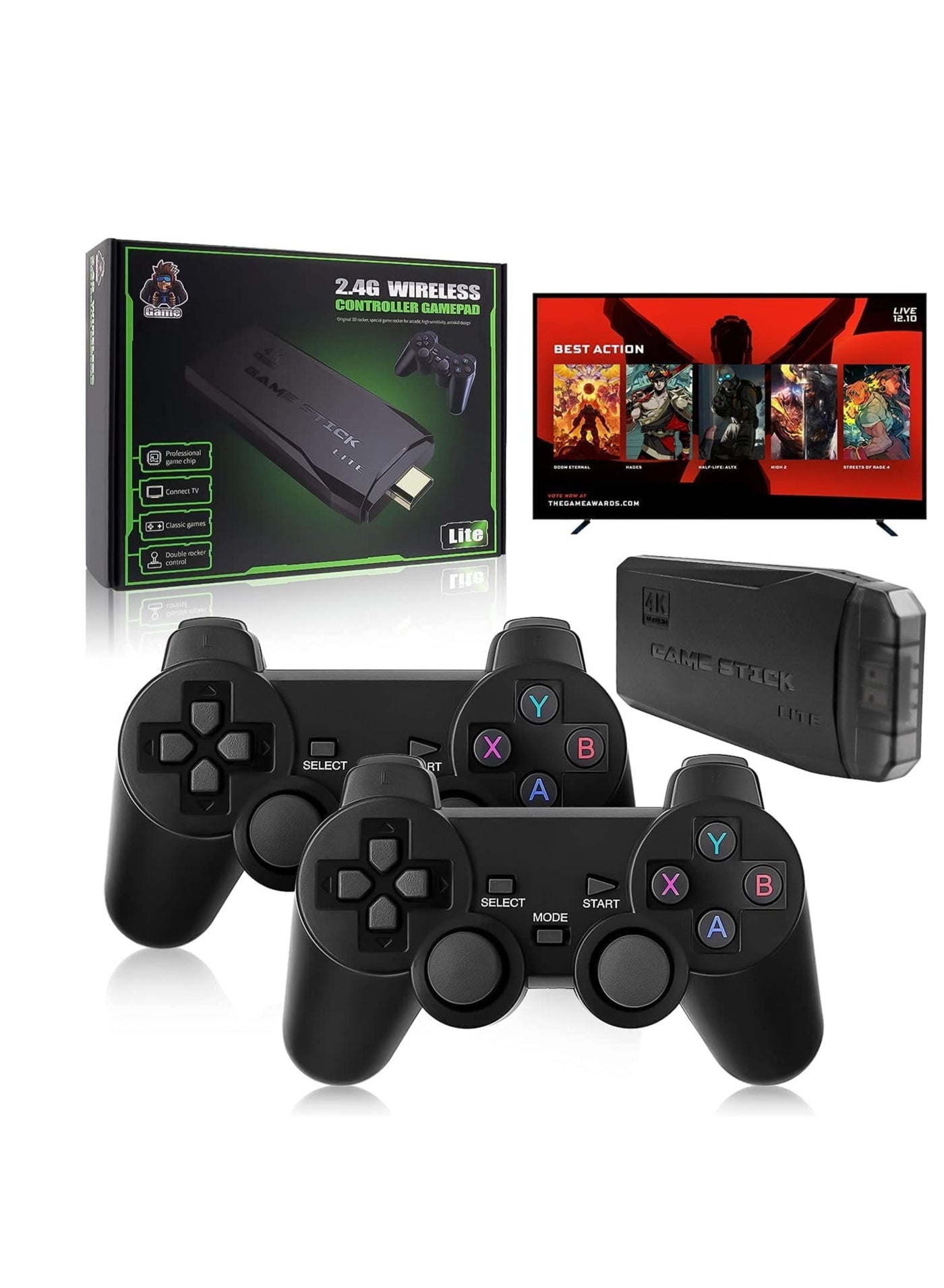 Wireless Retro Game Console, Plug & Play Video…