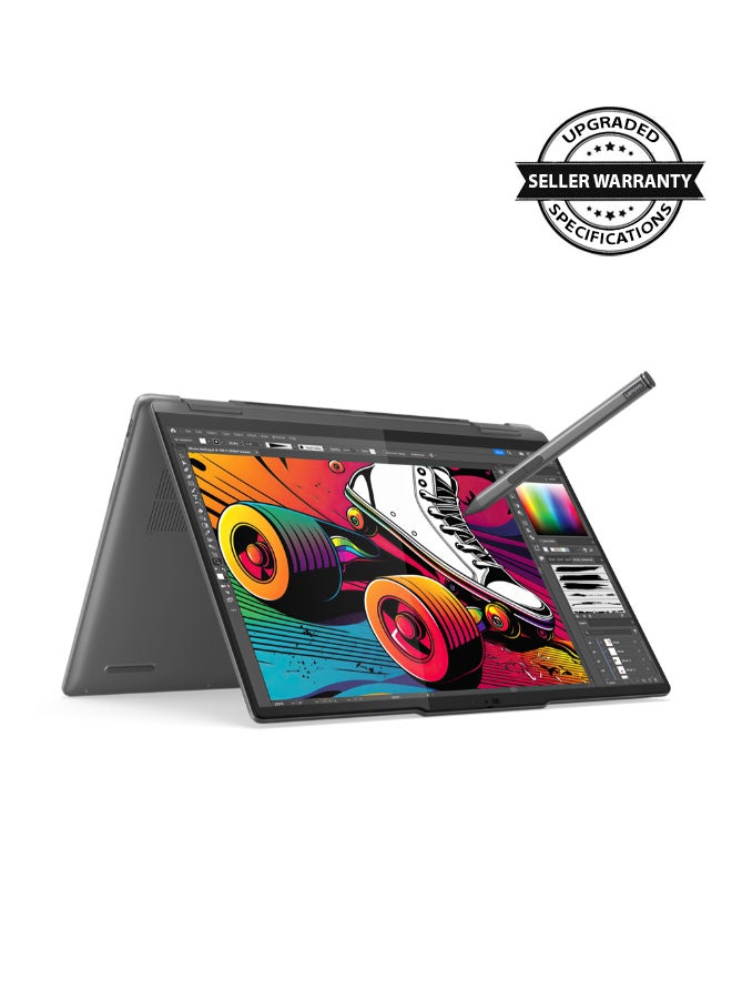 Compare Yoga 7 2in1 Upgraded Version Laptop With 14Inch Display, Ultra 7155U Processor16GB RAM1TB SSDIntel UHD GraphicsWindows 11Digital Pen Included English Storm Grey at KSA Price