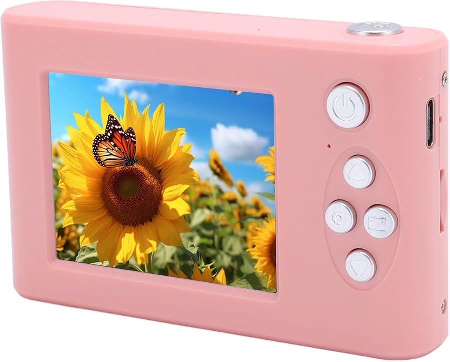 Compare FILFEEL 48MP Retro Digital Camera 8X Zoom Anti Shake Auto Focus 2.4 Inch Screen Roseate at KSA Price