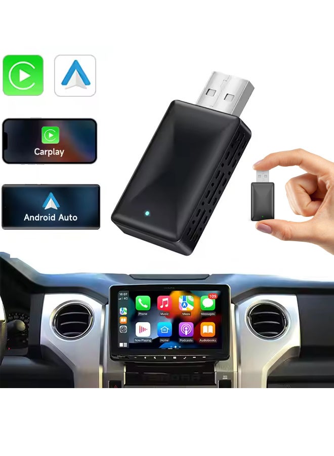 Wireless CarPlay Adapter for iPhone, 2-in-1 Wireless…