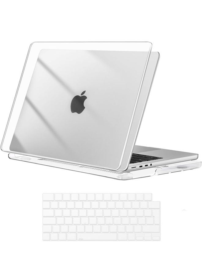 Compare Case Compatible with MacBook Pro 14 inch M5 2026 M4 2025 M3 M2 M1 20242021 A3427 A3426 A3434 A3112 A3185 A3401 A2918 A2992 A2779 A2442, Plastic Hard Shell with TPU Keyboard Skin Cover for MacBook Pro 14.2 inch Case, Cry at KSA Price