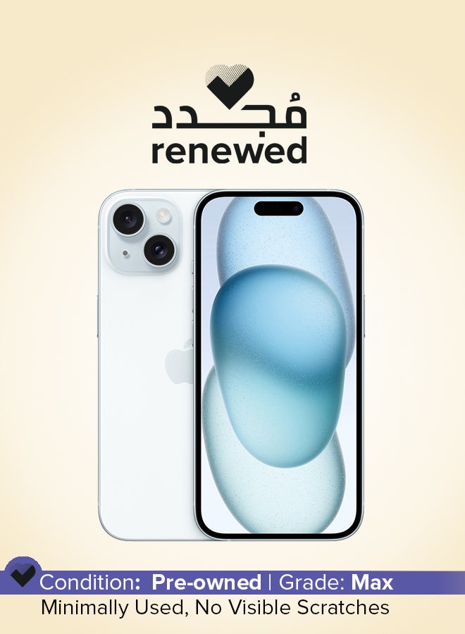 Renewed - iPhone 15 Plus 128GB Blue 5G With…