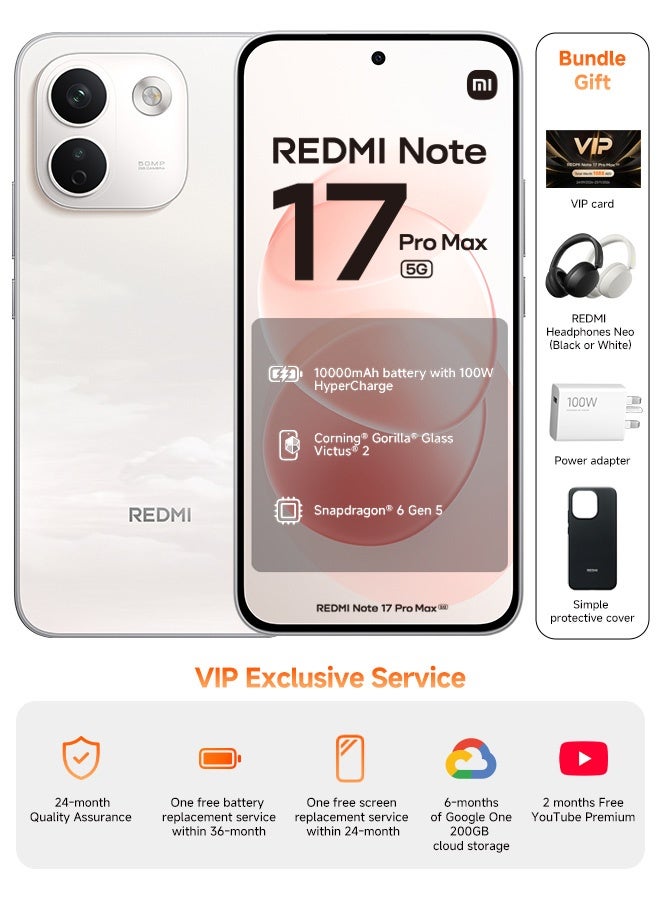 REDMI Note 17 Pro Max Dual SIM 5G Cloud…