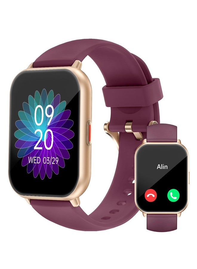 Compare RUIMEN Smart Watches for Men Women AnswerMake Calls, 2 Bands Included, 1.8 Smartwatch for iOSAndroid Phones, Fitness Tracker Heart RateSleep Monitor Digital Watch Waterproof Purple at KSA Price