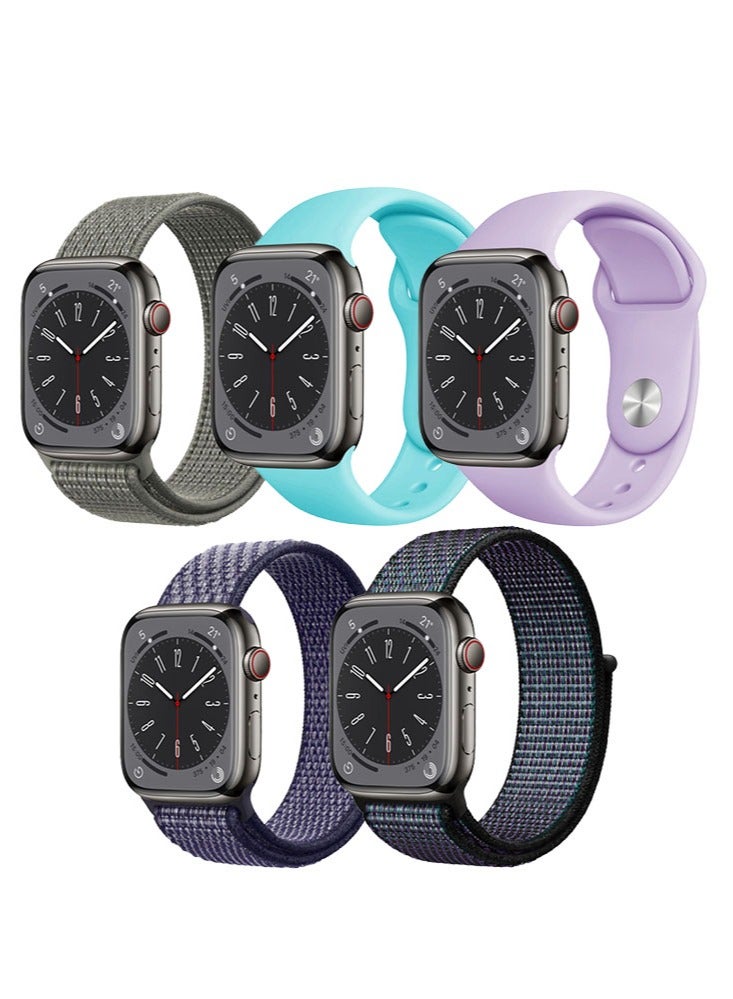 5pcs Watch Bands Replacement for Apple Watch Strap…