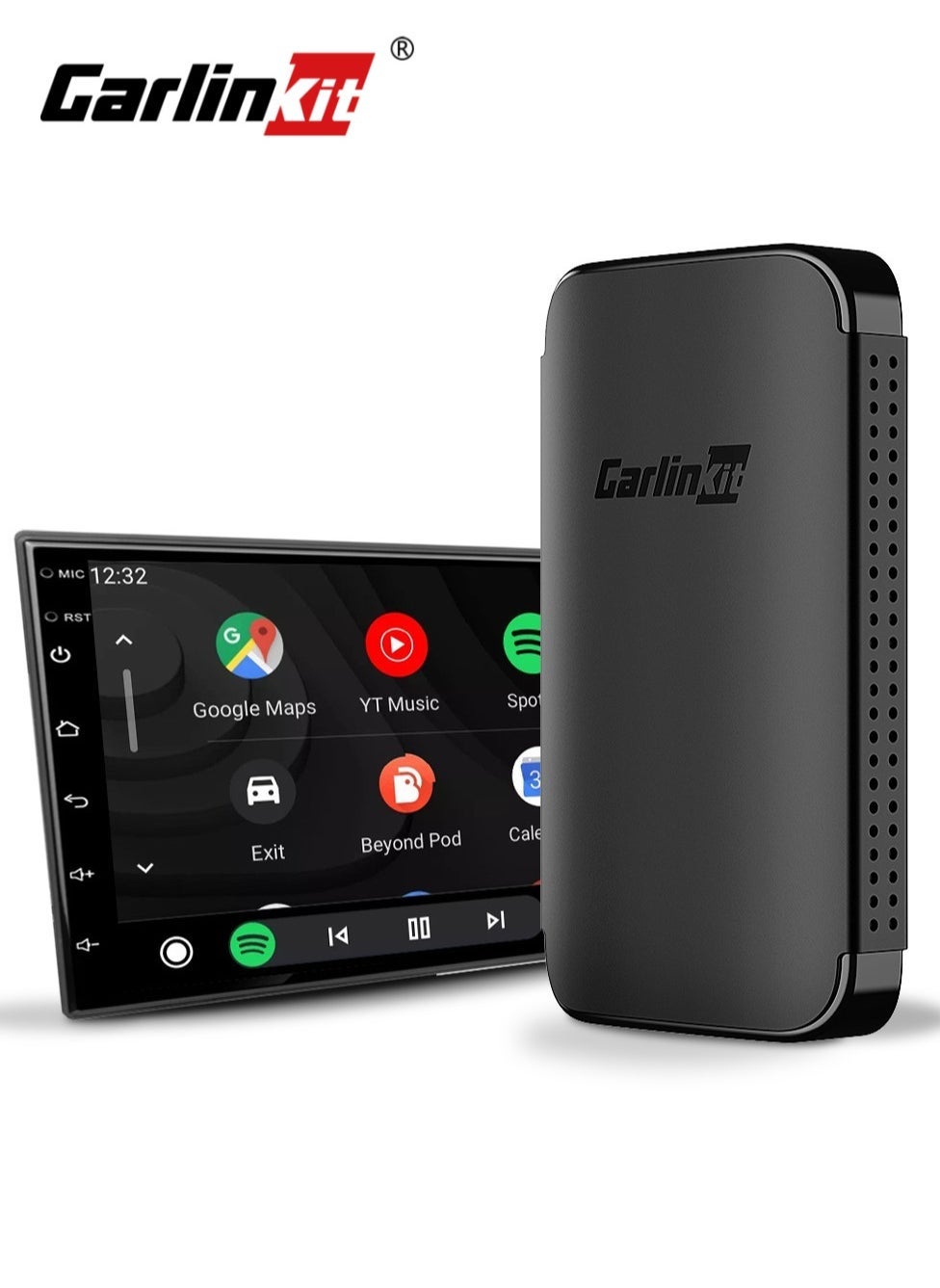 Compare CarlinKit A2A Wireless Android Auto Dongle Wireless adapter Google assistant Map For 98% Car With Wireless Android Auto 5.8Ghz WiFi Quick Automatic connection FOTA Upgrade at KSA Price