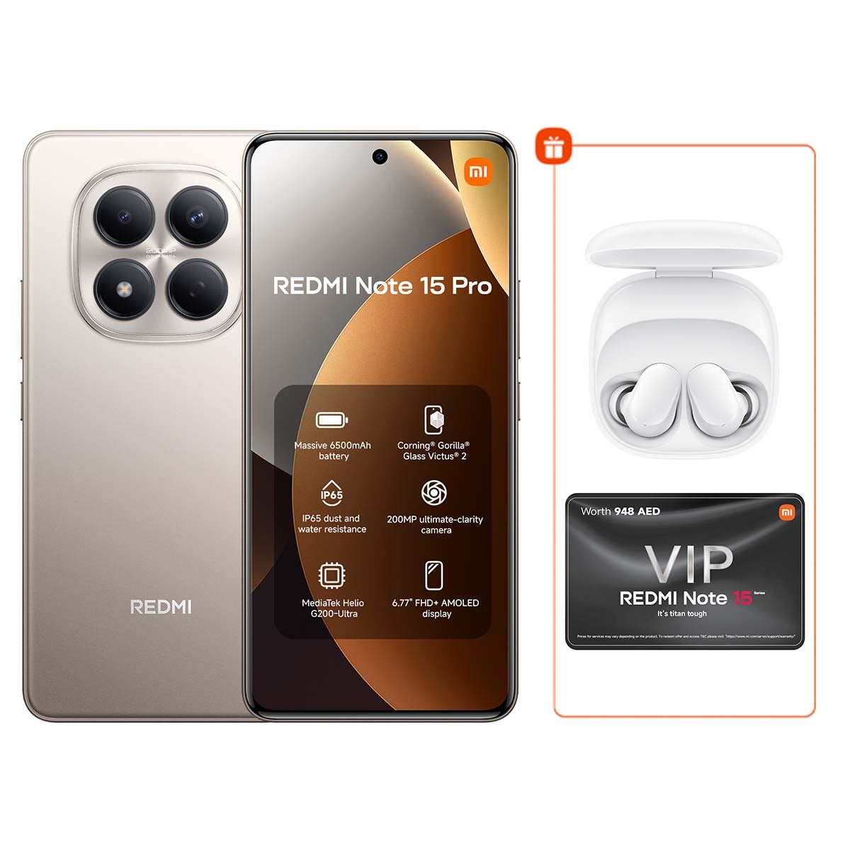 Redmi Note 15 Pro Dual SIM 4G Titanium…