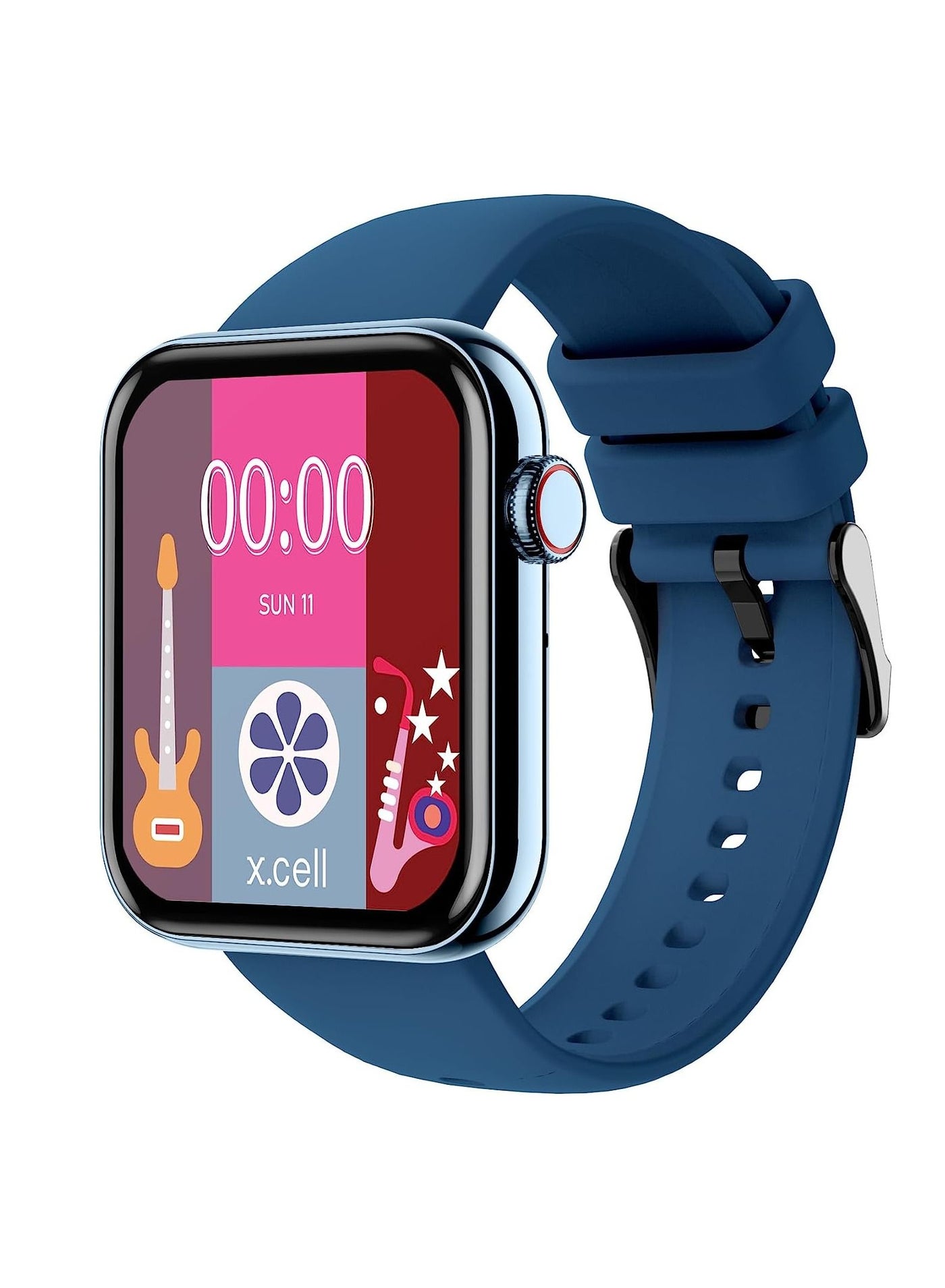 Compare Xcell G6 Music Smart watch,Arabic Interface, Heart Rate,Blood Pressure,Oxygen Level Monitoring, Receive & Make Calls,Water Resistance: IP67, 1 Week Battery life, Compatibility:IOSAndroidBlue at KSA Price