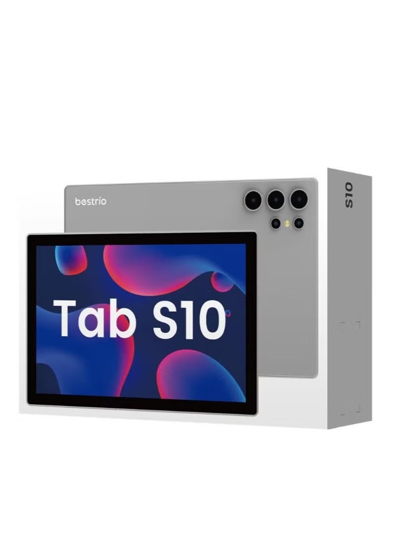 Compare Tab S10 Tablet PC – 10.1 HD Display, OctaCore Processor, 5G Connectivity, 6GB RAM, 128GB Storage, Android 13, Dual SIM – Includes Keyboard, Mouse, Stylus & Case – GreyBlue at KSA Price