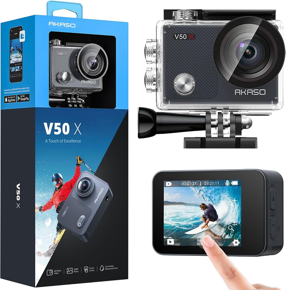 AKASO V50 X Action Camera (New Version) (Renewed)