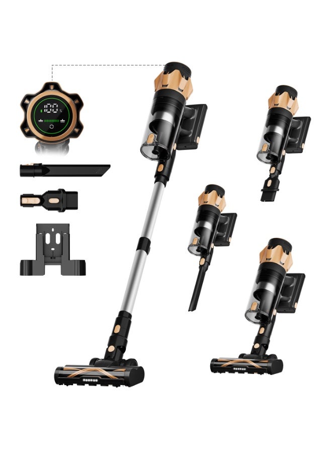 Compare Cordless Vacuum Cleaner, 600W 45KPA Suction, 65 Mins Runtime, SelfStanding Design & Touch Screen, AntiTangle Brush for Home, Pet Hair, Carpets & Floors at KSA Price