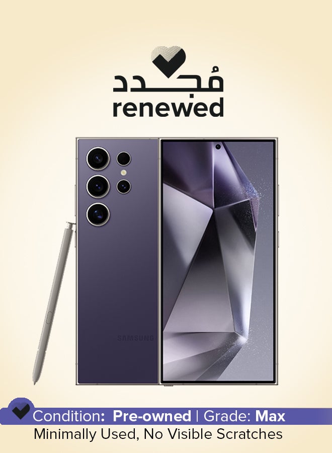 Compare Renewed  Galaxy S24 Ultra Titanium Violet 12GB RAM 512GB 5G  International Version at KSA Price