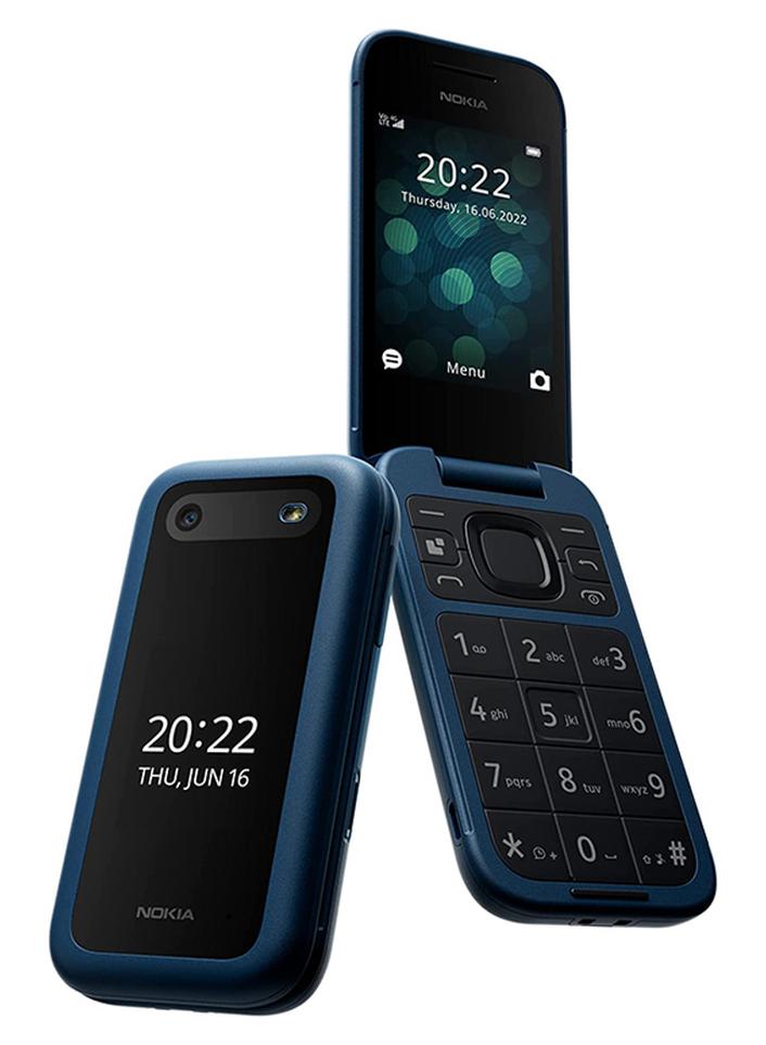 Compare 2660 Flip Dual Sim Feature Phone Blue 48MB RAM 128MB 4G  International Version at KSA Price