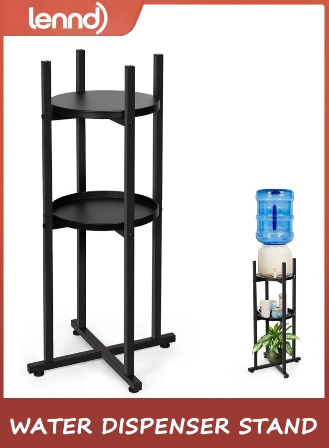 Compare Water Dispenser Stand 25L Water Jug Stand Sturdy Water Stand84CM Hight29CM Wide Water Jug Stand with 2 Round Shelfs for 125L Water BottlesCrocks, Water Jug and Plant Stand at KSA Price