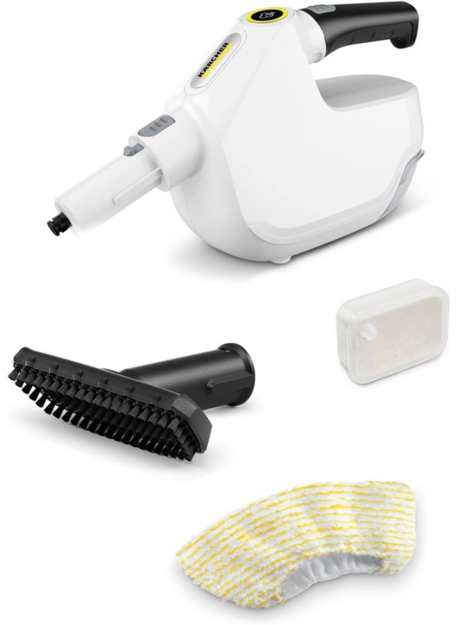 Compare SC 1 Multi Handheld Steam Cleaner – 1,300 W, 30‑Second Heat Up, 200 ml Removable Tank, Built‑In Descaling Cartridge, LED Control Panel, Steam Sanitises 99.99�cteria & 99.999% Viruses on Hard Surfaces  2 Years Warranty White at KSA Price
