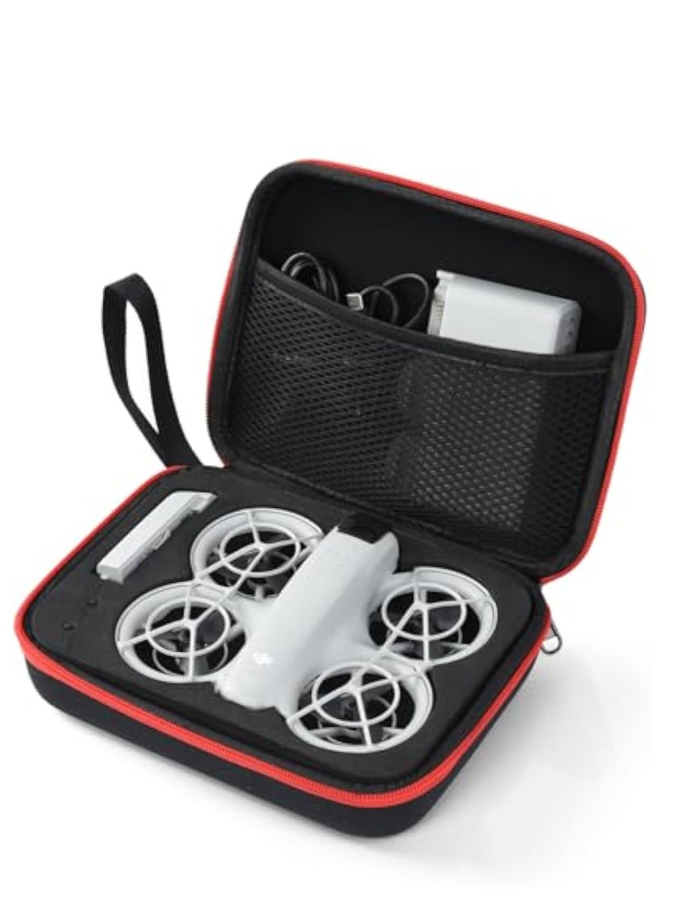 Compare Carrying Case for DJI Neo, Porable Travel Storage Bag for DJI NEO, Drone Aceessories, Portable Nylon Travel Storage Bag for DJI Neo, 8.2×6.2×2.3in, Black at KSA Price