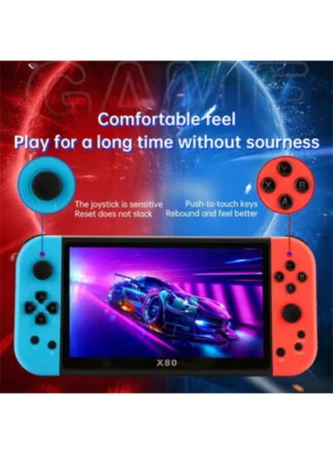 7″ Retro Handheld Game Console – 10,000 Built-In Games,…