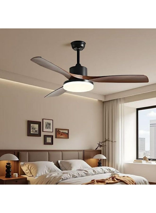Compare Modern Ceiling Fan with Remote Control and LED Light Kit – Quiet Reversible Motor, 3Speed Adjustable EnergyEfficient Fan for Indoor or Outdoor Use, Stylish Ceiling Fan for Living Room, Bedroom or Office 132 x 30 36 cm. at KSA Price